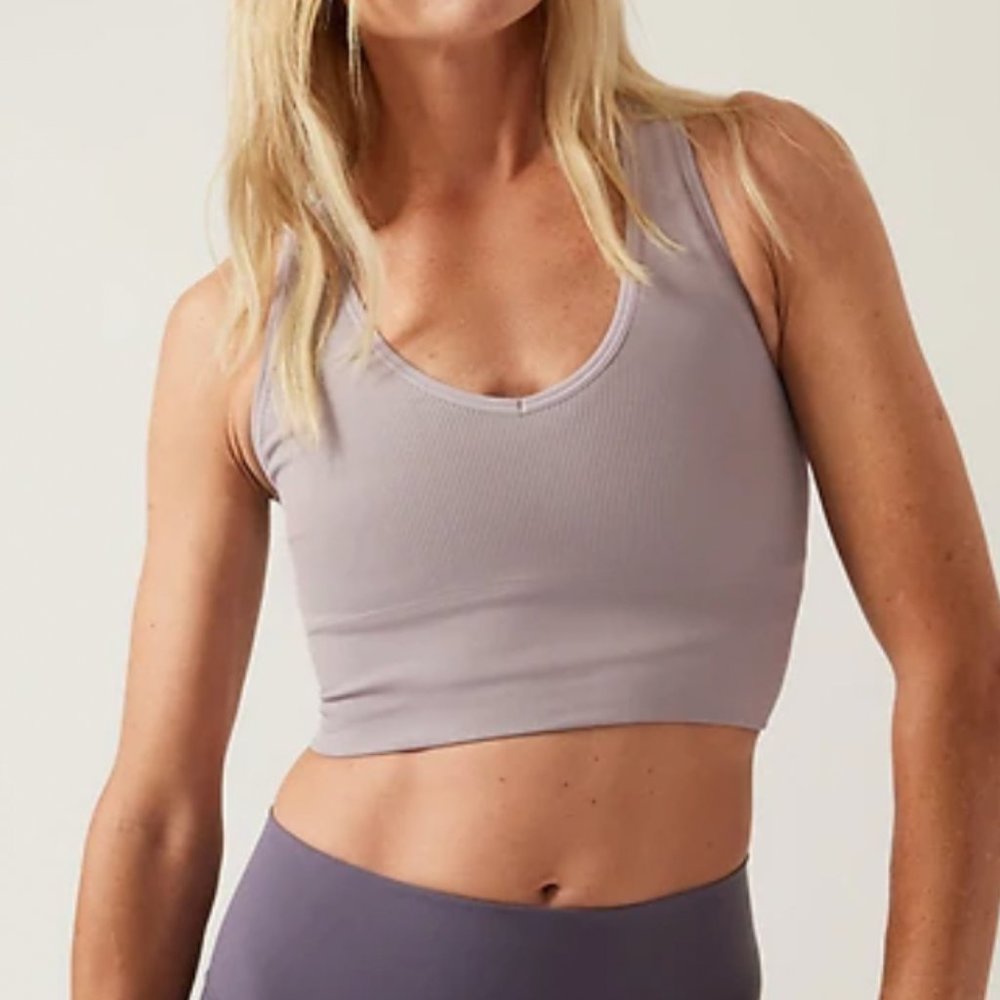 Athleta Crop Rib Tank